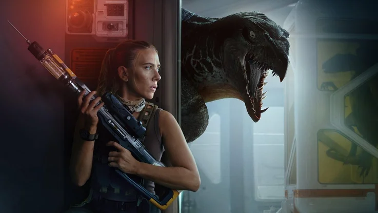 Jurassic World: Rebirth (2025) film afişi ve sahnesi