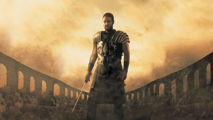 Gladiator II (2025) film afişi ve sahnesi