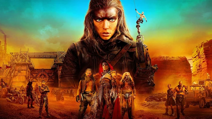 Furiosa: A Mad Max Saga (2025) film afişi ve sahnesi