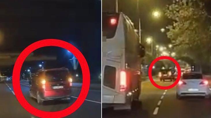 Trafikte Tehlikeli Manevralar Yapan Sürücüye Ağır Cezalar Kesildi