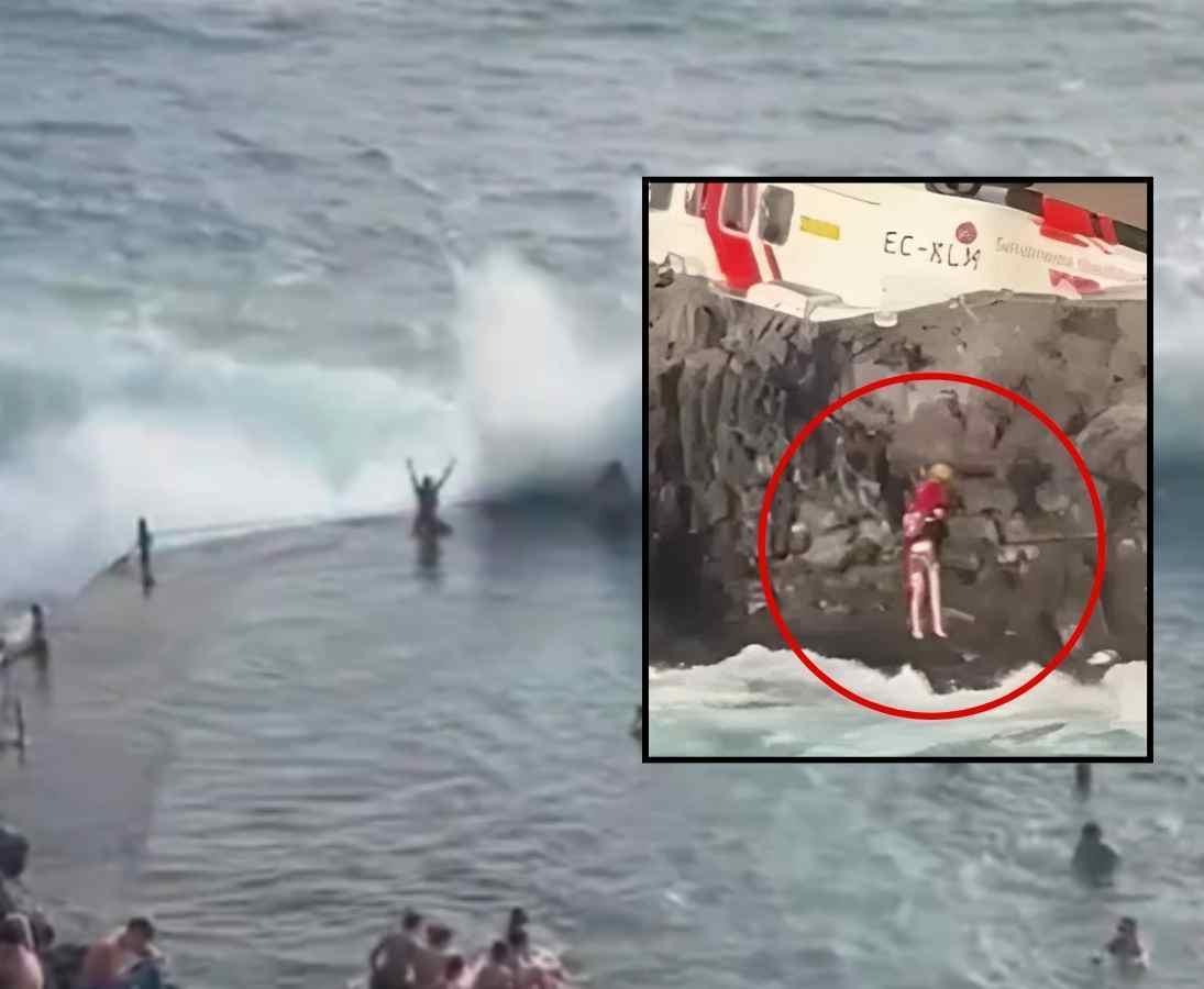 Tenerife'de Doğal Havuz Faciası: 4 Ölü, 1 Kayıp