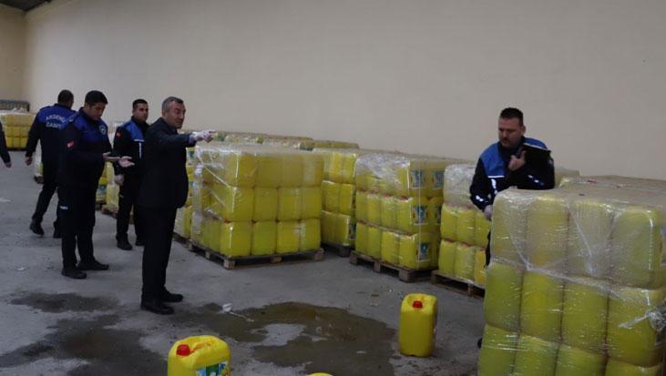 73 Bin Litre Sahte Sıvı Yağ İhracata Hazırlanırken Ele Geçirildi