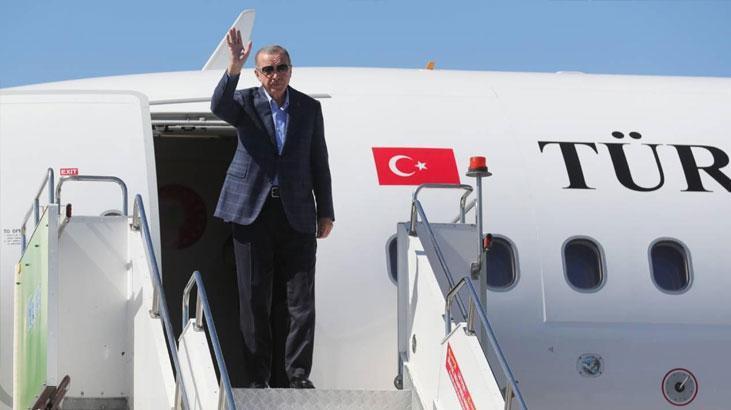 Cumhurbaşkanı Erdoğan Türkmenistan'daki Temaslarını Tamamlayarak Türkiye'ye Döndü