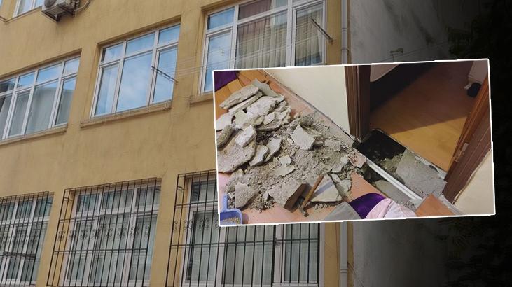 Fatih'te Dört Katlı Binada Zeminde Çökme Paniğe Yol Açtı