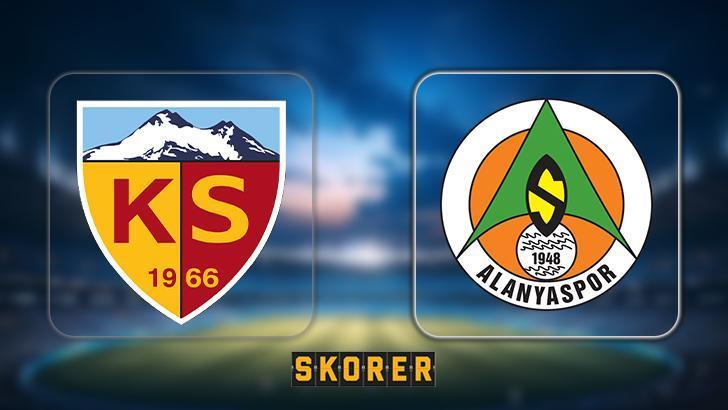 Süper Lig'de Kayserispor ve Alanyaspor Puan Mücadelesi