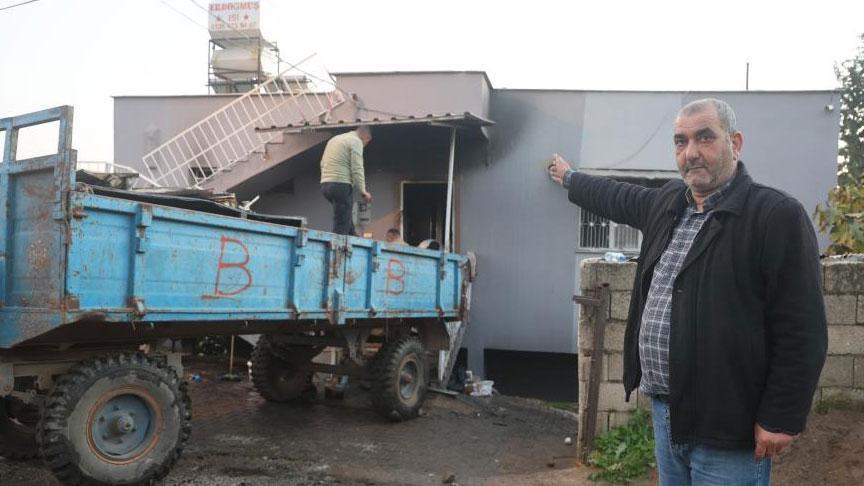 Aile Evde Yokken Yangın Çıktı, Köylüler Kapıyı Kırıp Müdahale Etti