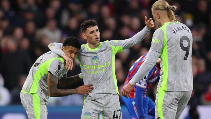 Manchester City, Crystal Palace Deplasmanından Üç Puanla Ayrıldı