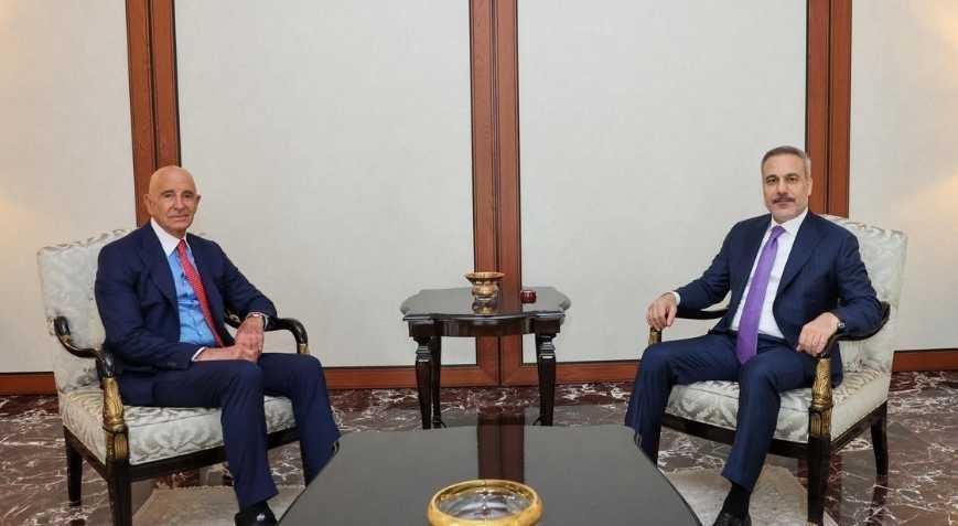 Dışişleri Bakanı Fidan, ABD Temsilcisi Barrack ile Ankara'da Bir Araya Geldi