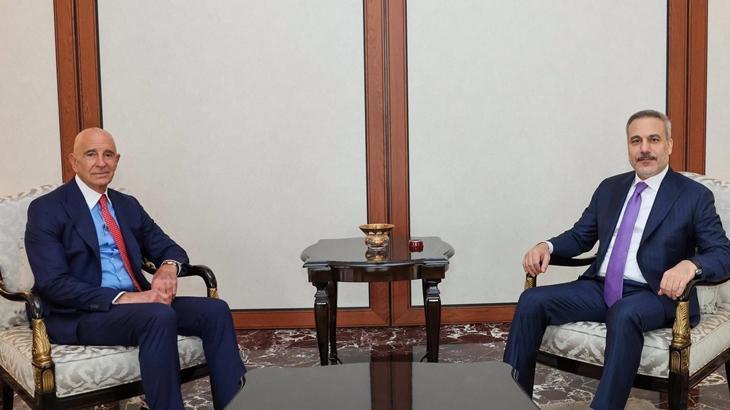 Dışişleri Bakanı Hakan Fidan, ABD Temsilcisi Tom Barrack ile Görüştü
