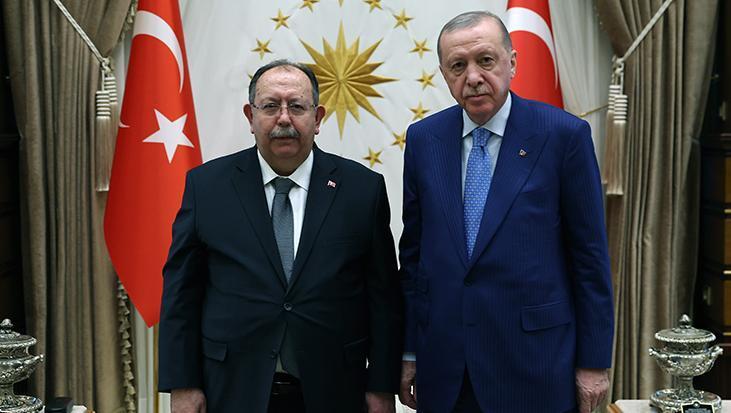 Cumhurbaşkanı Erdoğan, YSK Başkanı Yener ile Görüştü