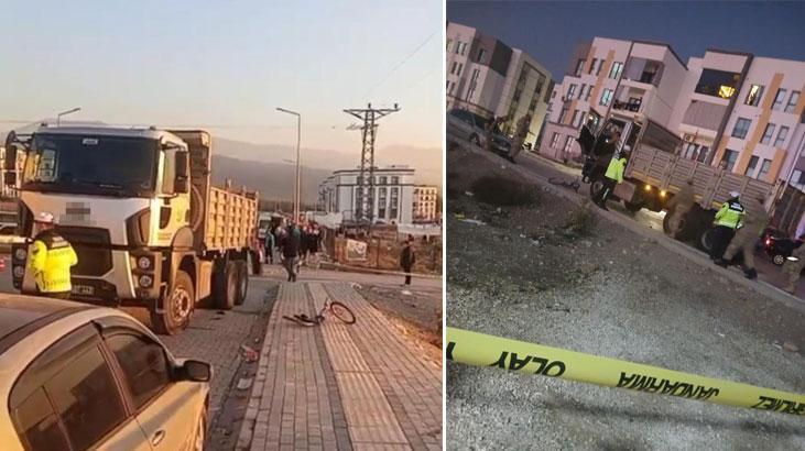 6 Yaşındaki Bisikletli Çocuk, Kamyon Çarpmasıyla Hayatını Kaybetti