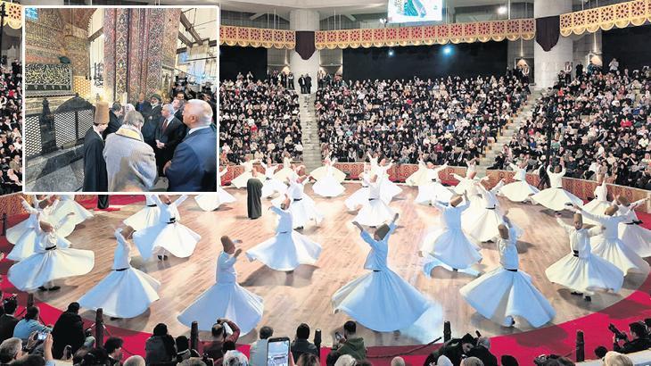 Mevlânâ'nın Vuslatı Konya'da 'Huzur Vakti'nde Anıldı
