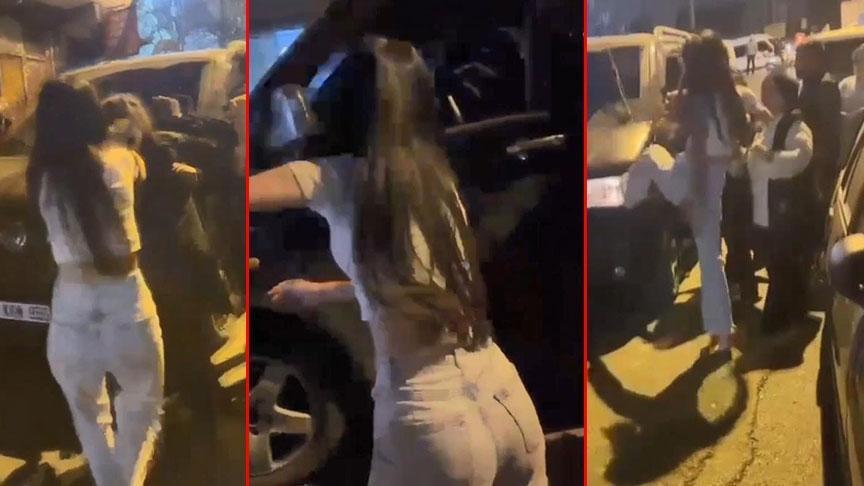 Mahalle Sakinleri Sokak Ortasında Kadına Yönelik Şiddete Müdahale Etti
