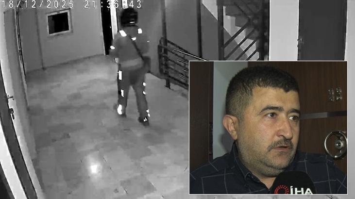 Güvenlik Kamerası Kaydetti: Kuryenin İğrenç Hareketi Apartman Sakinlerini İsyan Ettirdi