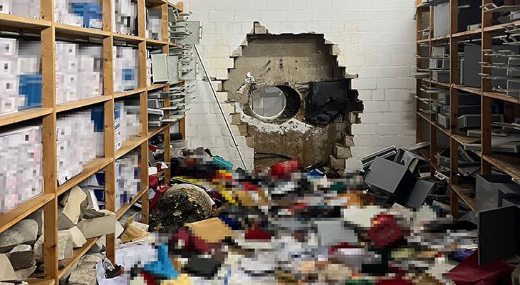 Almanya'da Noel Tatilinde Akılalmaz Soygun: Tünel Kazıp Kasaları Boşalttılar