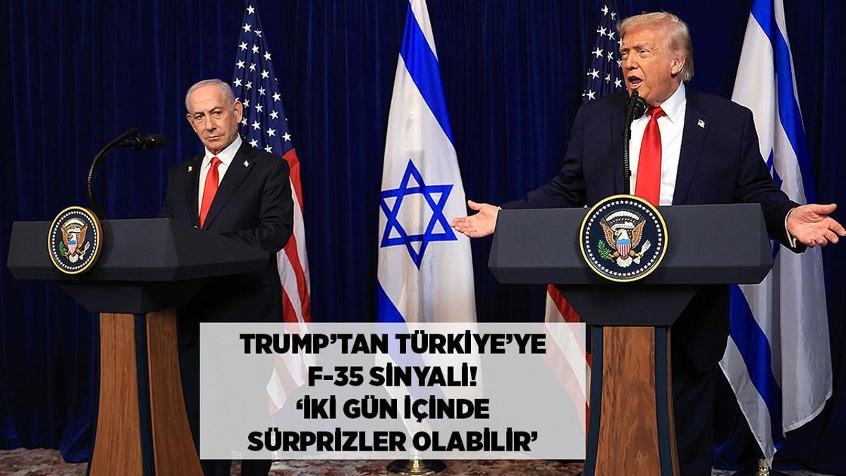Trump'tan Türkiye'ye F-35 Sinyali: İsrail ve Yunanistan Endişeli