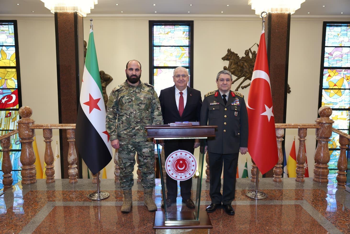 Bakan Güler ve Suriye Genelkurmay Başkanı Na'san Ankara'da Bir Araya Geldi