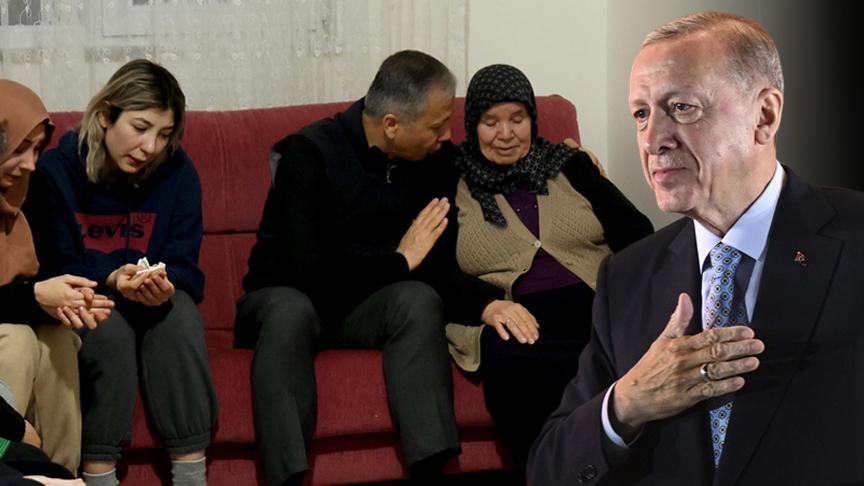 Cumhurbaşkanı Erdoğan, Şehit Polis Yasin Koçyiğit'in Ailesine Telefonda Taziyelerini İletti