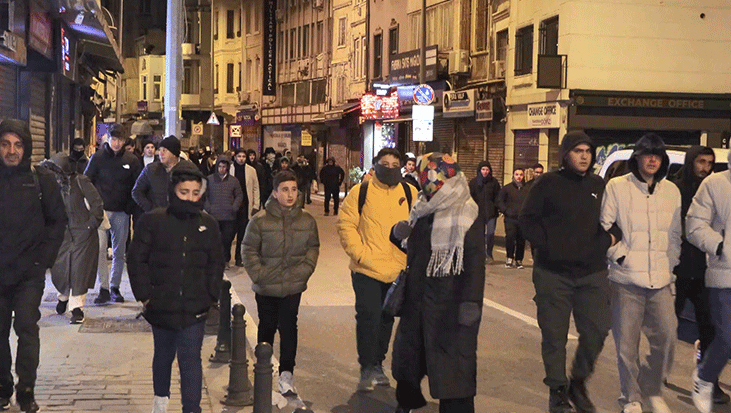 Filistin'e Destek İçin İstanbul'da Büyük Yürüyüş