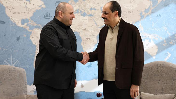 MİT Başkanı Kalın ve Ukrayna Ulusal Güvenlik Sekreteri Umerov Ankara'da Bir Araya Geldi