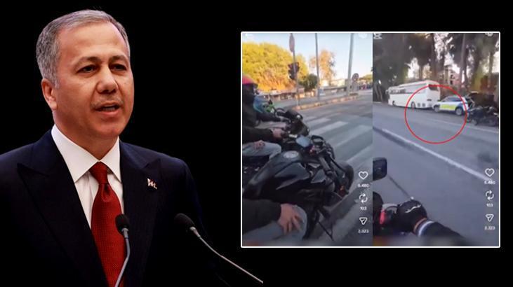 Polis Üzerine Motosiklet Süren Şahıslar Tutuklandı