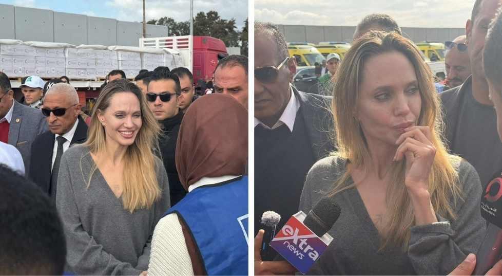 Angelina Jolie Gazze Sınırında: İnsani Yardım Çabalarına Destek