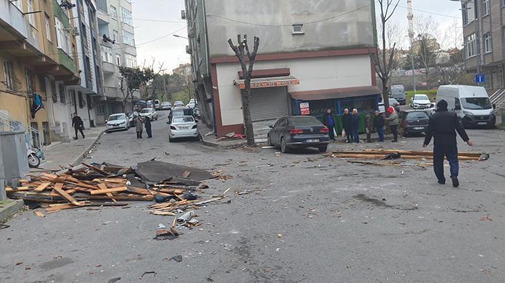İstanbul'da Lodos Fırtınası Can Aldı, Can Yaktı: Gaziosmanpaşa'da Çatı Uçtu, Bıçaklı Saldırı Engellendi