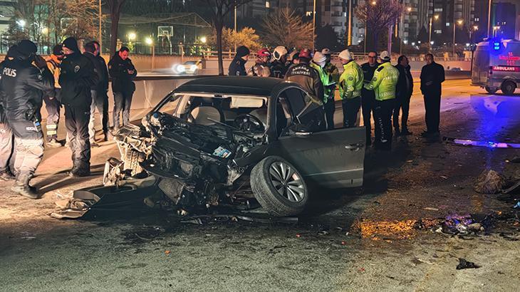 Ankara'da Akıl Almaz Kaza: 1 Ölü, 2 Yaralı
