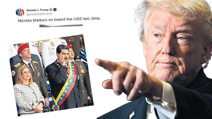 ABD, Venezuela'ya Düzenlenen Operasyonla Lider Maduro'yu Gözaltına Aldı
