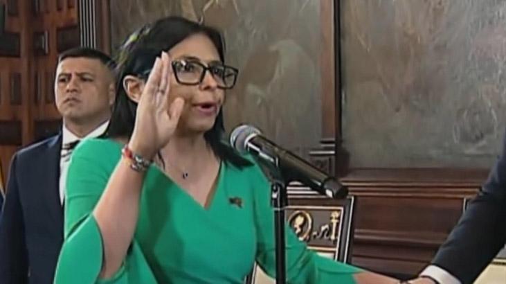 Delcy Rodriguez Venezuela'da Geçici Devlet Başkanı Olarak Göreve Başladı