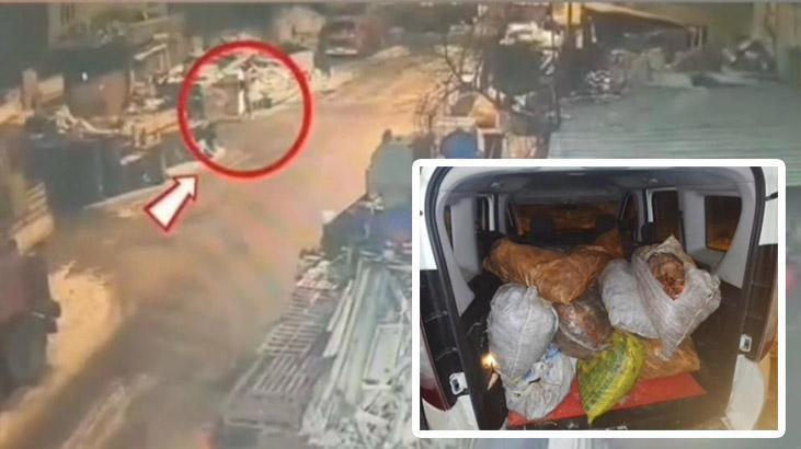 Kamera Kayıtları Hırsızları Ele Verdi: 250 Bin TL Değerindeki Hurda Bulundu