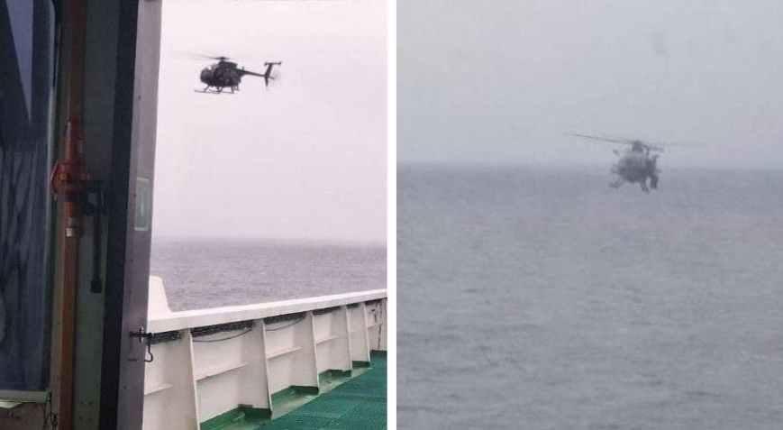 ABD, Atlantik'te Rus Bayraklı Tankere Helikopterle Operasyon Düzenledi