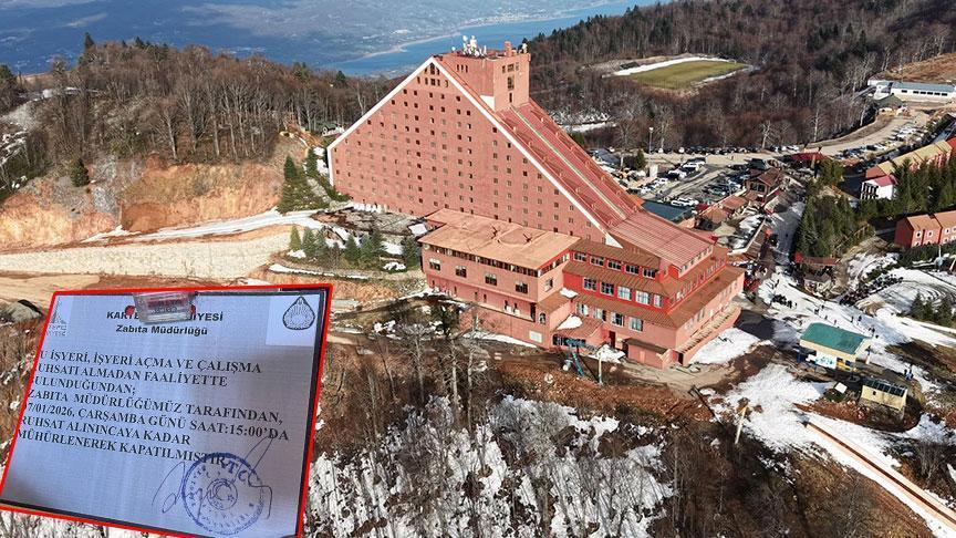 Kartepe'nin Gözde Oteli Ruhsatsız Olduğu Gerekçesiyle Mühürlendi