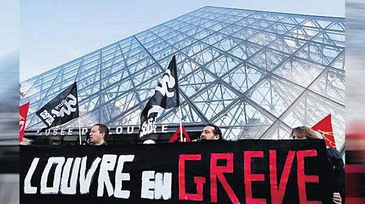 Louvre Müzesi'nde Çalışma Koşulları Tepkisi: Grev Devam Ediyor