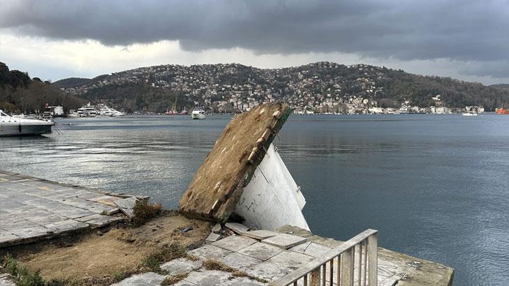İstanbul'da Şiddetli Fırtına Hayatı Olumsuz Etkiledi: Deniz Feneri Devrildi, TIR'lar Yoldan Çıktı