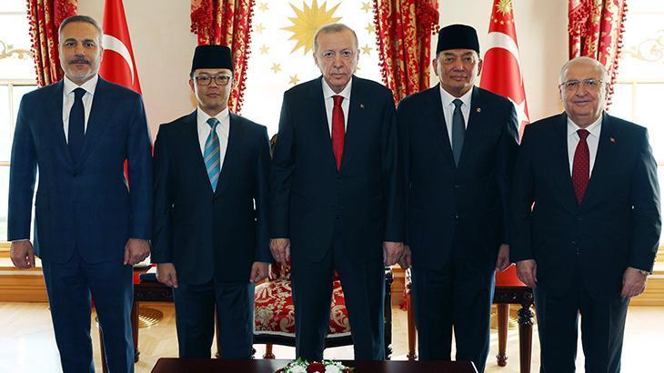 Erdoğan, Endonezyalı Bakanları İstanbul'da Ağırladı