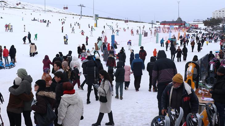 Erciyes Kayak Merkezi'nde Yoğun İlgi: 20 Günde Yarım Milyondan Fazla Ziyaretçi