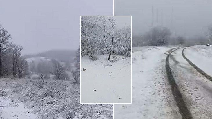 Çanakkale'nin Zirveleri Beyaza Büründü: Kar Yağışı Başladı
