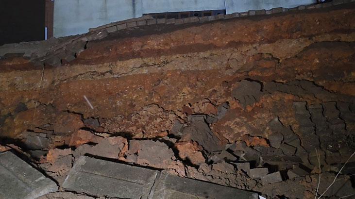 Sultanbeyli'de İstinat Duvarı İkinci Kez Yıkıldı, Çevre Sakinleri Endişeli