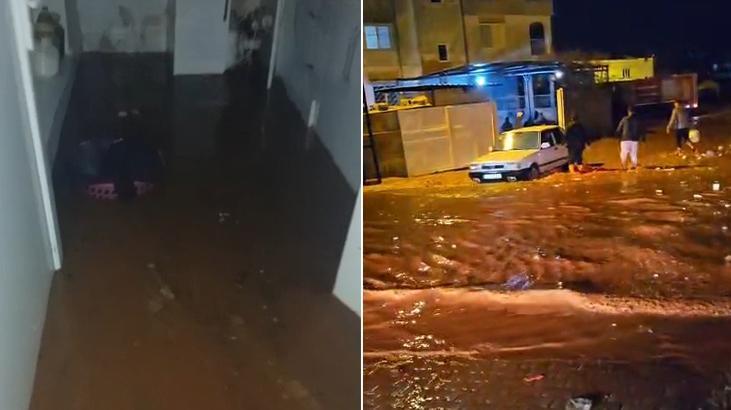 Hatay'da Şiddetli Yağış Hayatı Durma Noktasına Getirdi: Yollar Sular Altında Kaldı, Sürücüler Zor Anlar Yaşadı