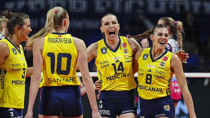 Fenerbahçe Kadın Voleybol Takımı, CEV Şampiyonlar Ligi'nde Galibiyet Serisini Sürdürdü