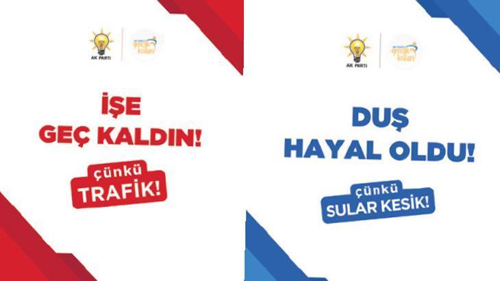 Trafik ve Su Kesintisi Sorunlarına Dikkat Çeken AK Parti Broşürleri Yayında