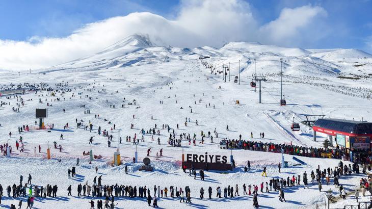 Erciyes Kayak Merkezi Sezonun İlk Ayında Rekor Ziyaretçi Ağırladı