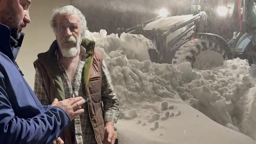 Kar Altında Mahsur Kalan Köye 5 Gün Sonra Ulaşıldı: İbrahim Bilgili Yardım Ekiplerine Direndi