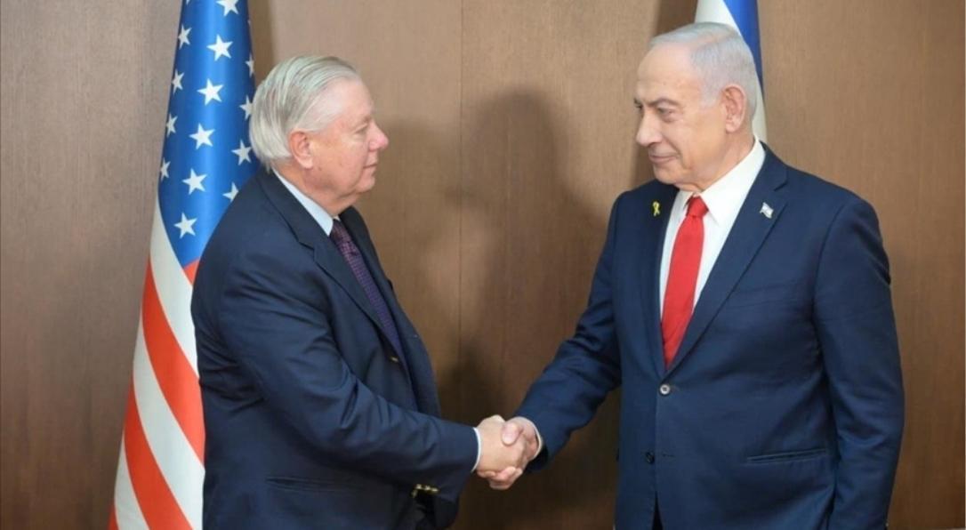 ABD'li Senatör Graham, Netanyahu ile Bir Araya Geldi: "Daha İyi Bir Dostumuz Yok"