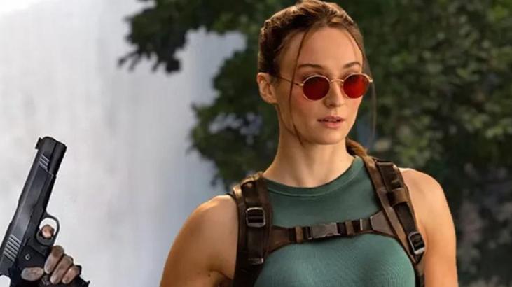 Sophie Turner, Yeni Lara Croft Olarak Kamerada