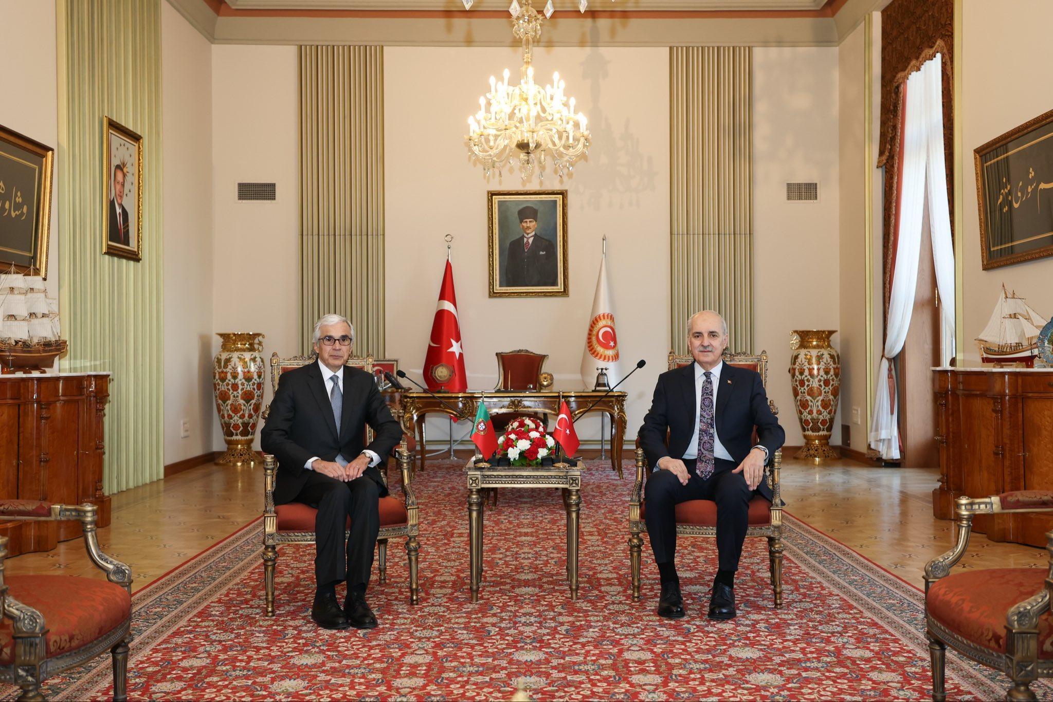 TBMM Başkanı Kurtulmuş, Portekiz Meclis Başkanı'nı Ağırladı: Parlamenter Diplomasi Vurgusu