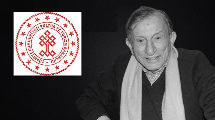 Kültür ve Turizm Bakanlığı'ndan Usta Sanatçı Haldun Dormen İçin Taziye Mesajı