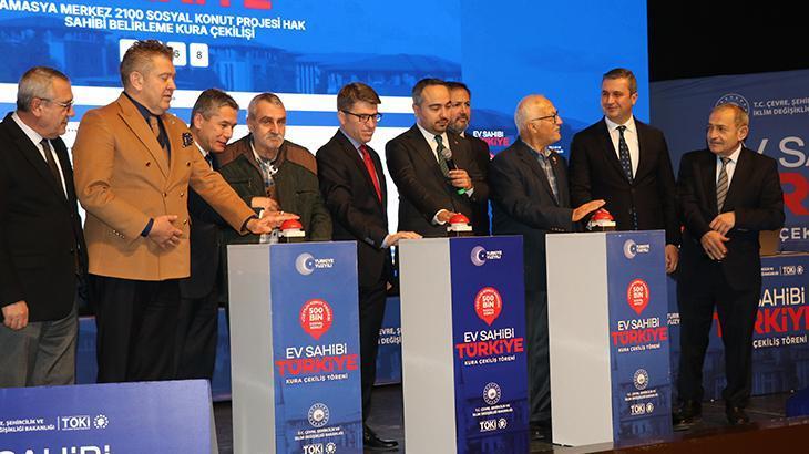 Amasya'da 'Yüzyılın Konut Projesi'nde Hak Sahipleri Belli Oldu