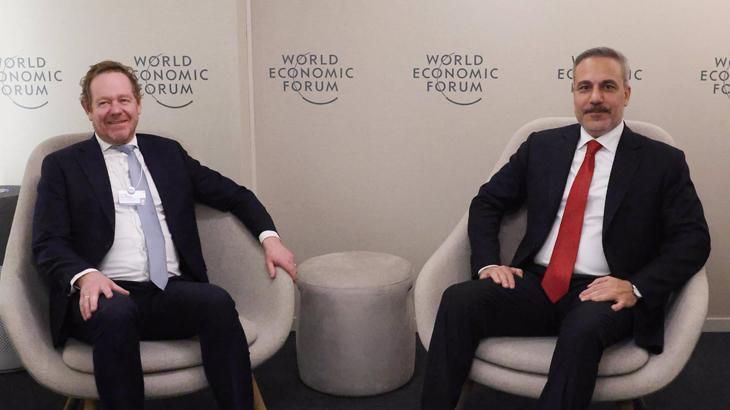 Dışişleri Bakanı Fidan, Davos'ta Hollandalı Mevkidaşıyla Buluştu